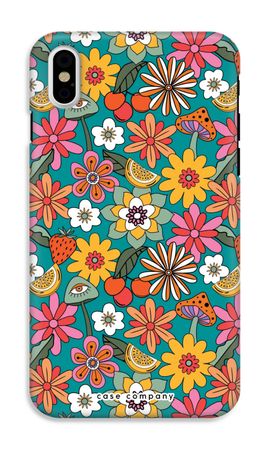 Retro Flowers N°2 - Blue