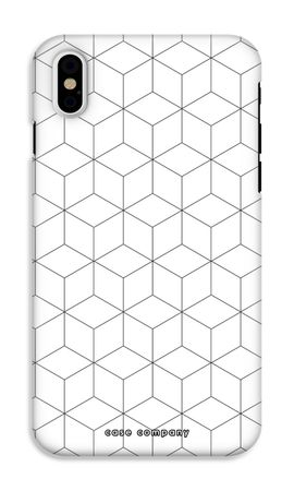 Cubes black and white