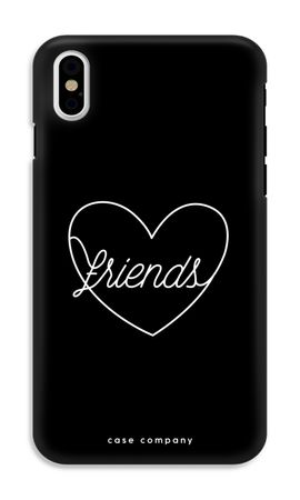Friends heart black