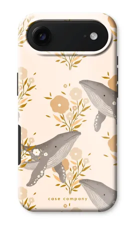 Floral Whales, iPhone Air robust cover