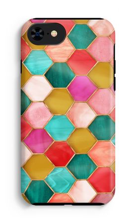 Hexagons in stained glass