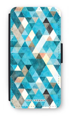 Coloured triangles blue