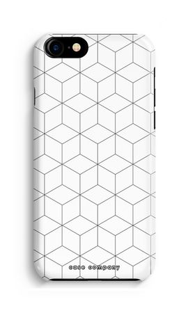 Cubes black and white