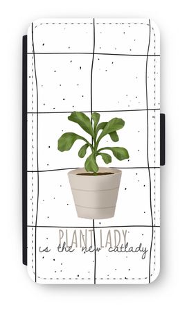 Houseplant on windowpane