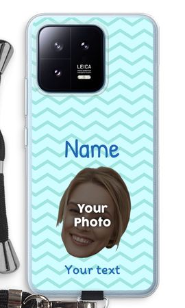 Personalisiertes Gesicht - Streifendesign