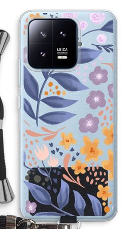 Flowers with blue leaves