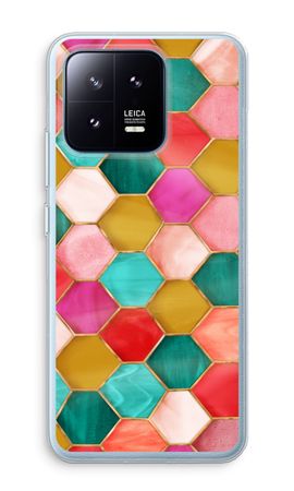 Hexagons in stained glass