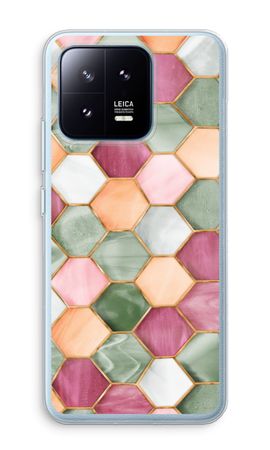 Hexagons in stained glass