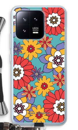 Retro Flowers - Blue