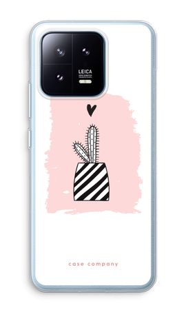 Black and white cactus