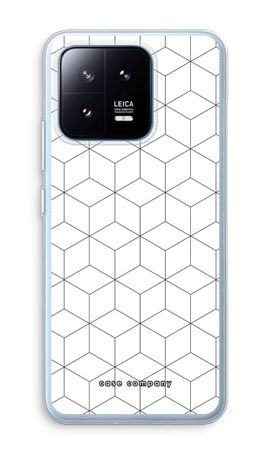 Cubes black and white