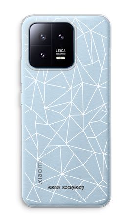 Geometric lines white