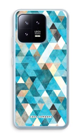 Coloured triangles blue