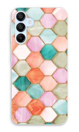 Hexagons in stained glass