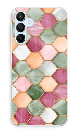 Hexagons in stained glass