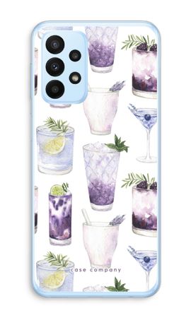 Violet cocktails