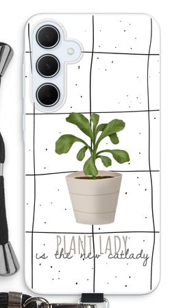Houseplant on windowpane