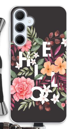Hello in flowers