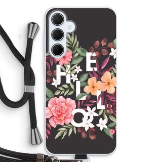 Hello in flowers