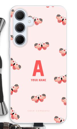 Rosy Butterflies Monogram