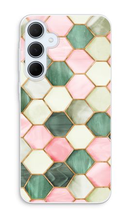 Hexagons in stained glass