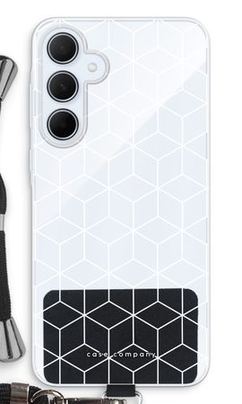 Cubes black and white