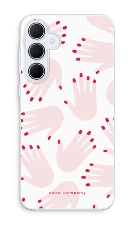 Hands pink