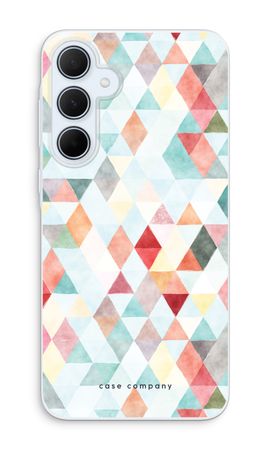 Coloured triangles pastel