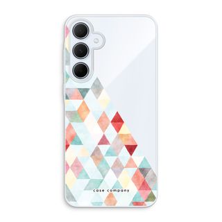 Coloured triangles pastel