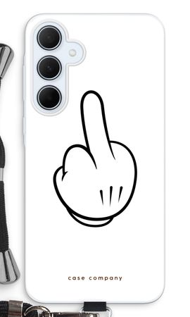 Middle finger white