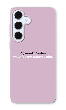 Fouten maken u niet