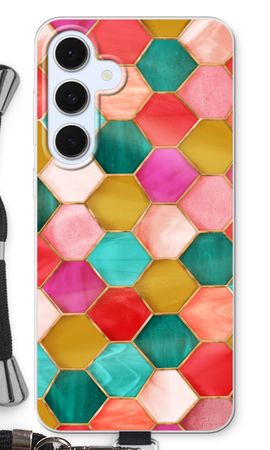 Hexagons in stained glass