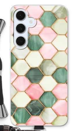 Hexagons in stained glass