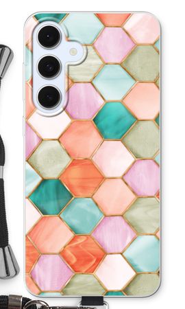 Hexagons in stained glass