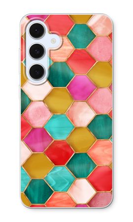 Hexagons in stained glass