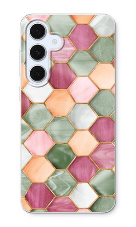 Hexagons in stained glass