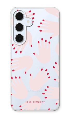 Hands pink