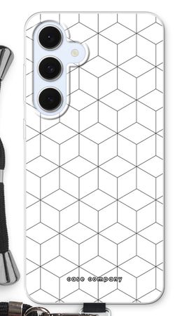 Cubes black and white