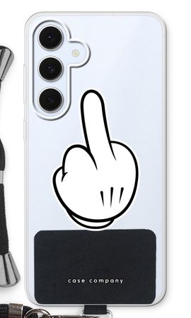 Middle finger white