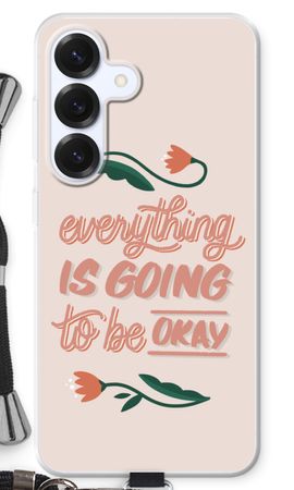 Optimistic flower girl