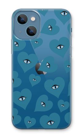 Blue heart eyes