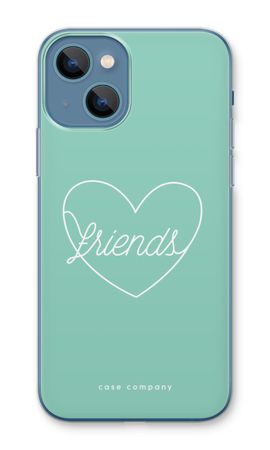 Friends heart pastel