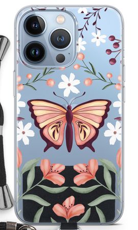 Butterfly in a floral world