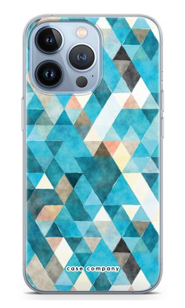 Coloured triangles blue