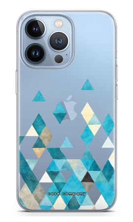 Coloured triangles blue