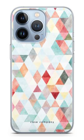 Coloured triangles pastel