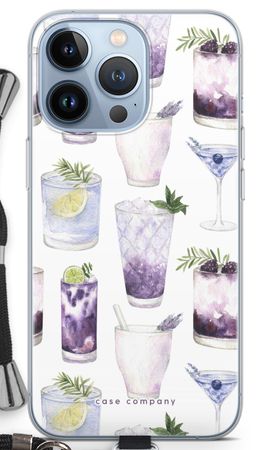 Violet cocktails