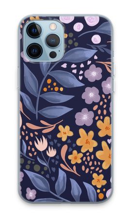 Flowers with blue leaves