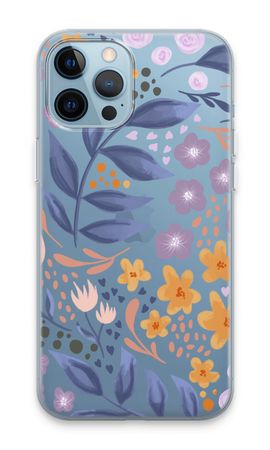 Flowers with blue leaves