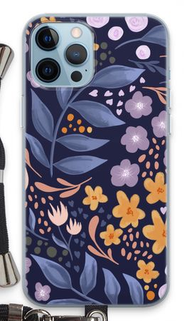 Flowers with blue leaves